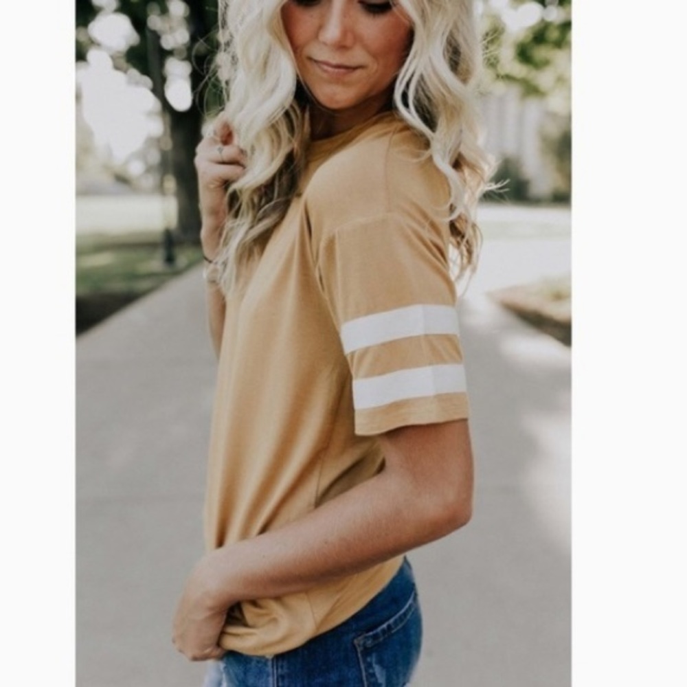 Roolee Mustard Yellow Top.